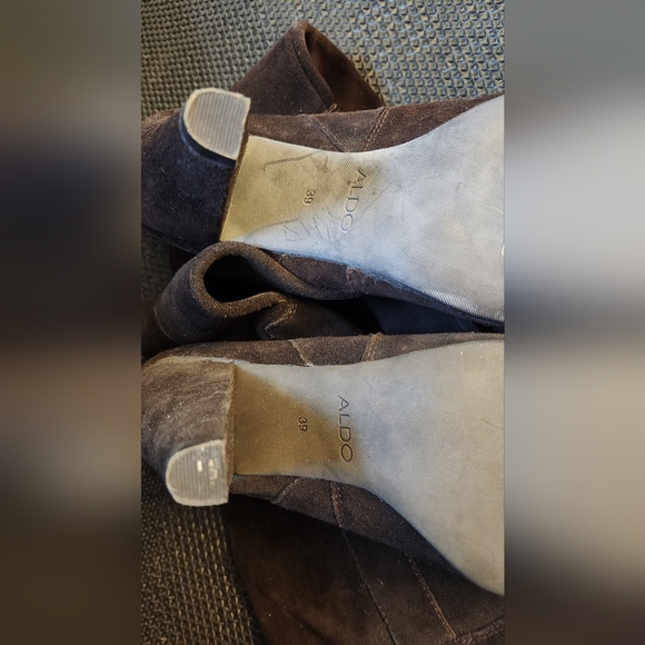 NWOT Aldo Brown Suede leather Boots - Size 39 - Picture 5 of 10